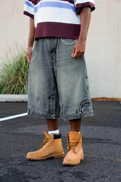 MIRRORED JORTS (ON HAND)