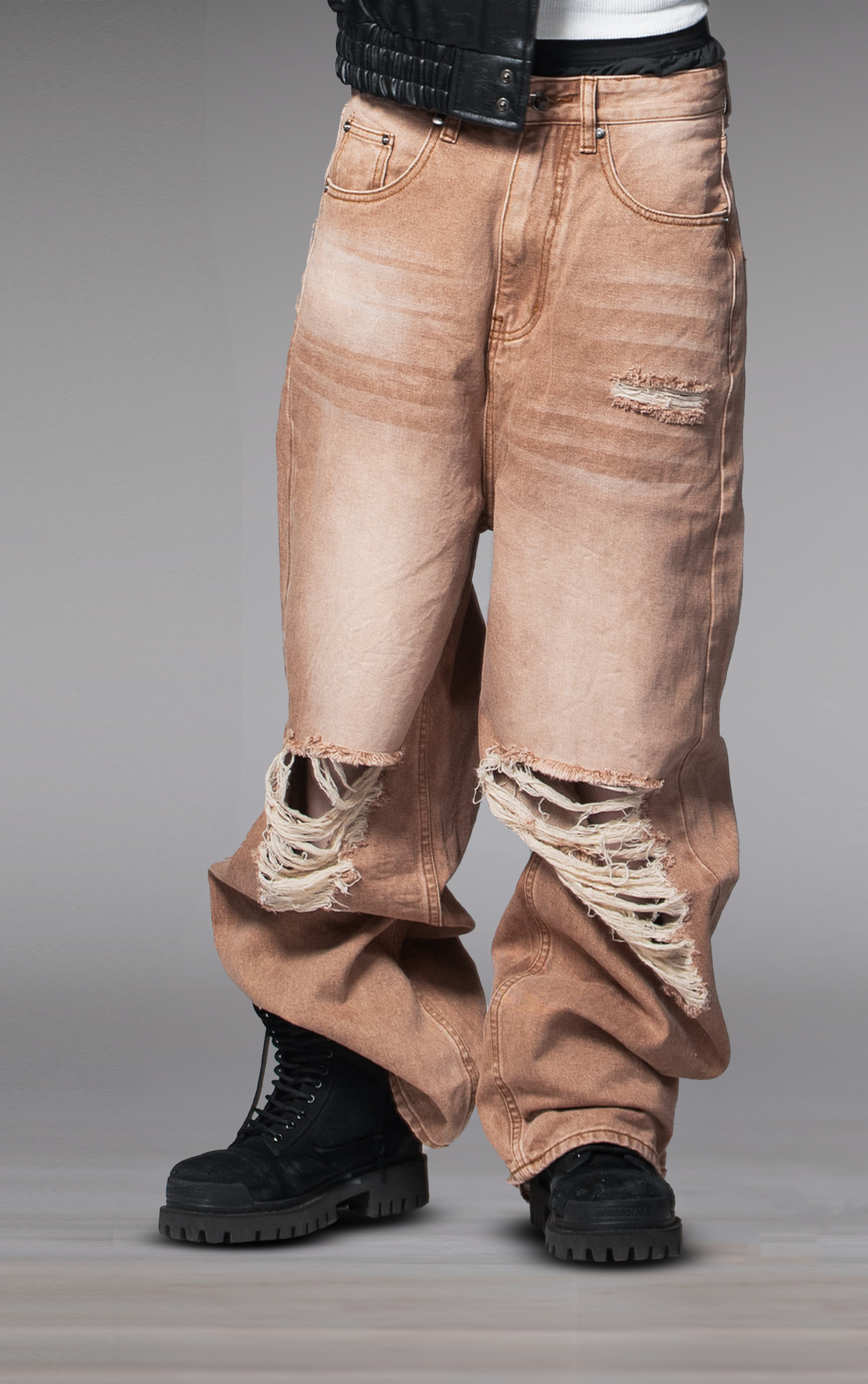 SK8R Baggy Denim (Khaki)