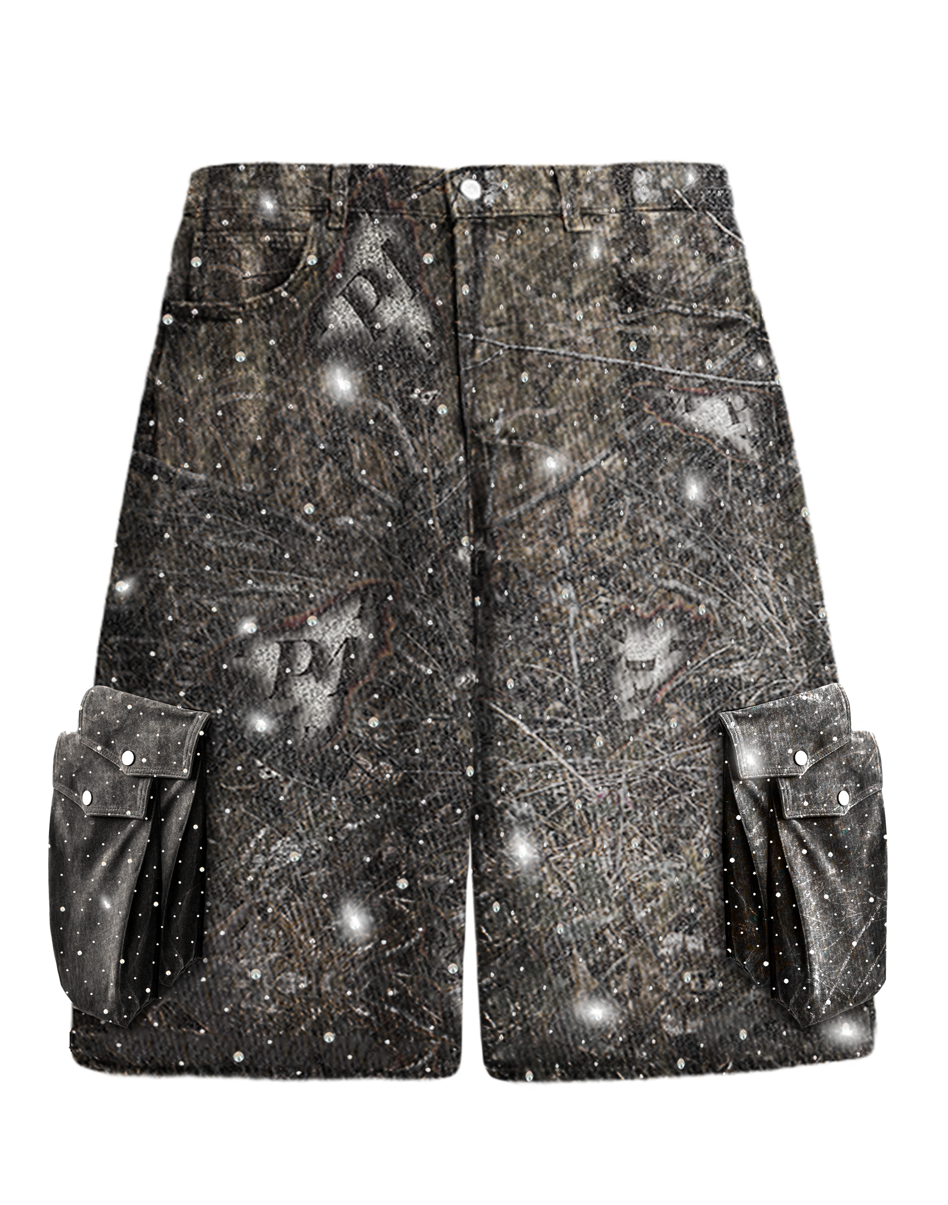 'FLASHBANG' CAMO JORTS