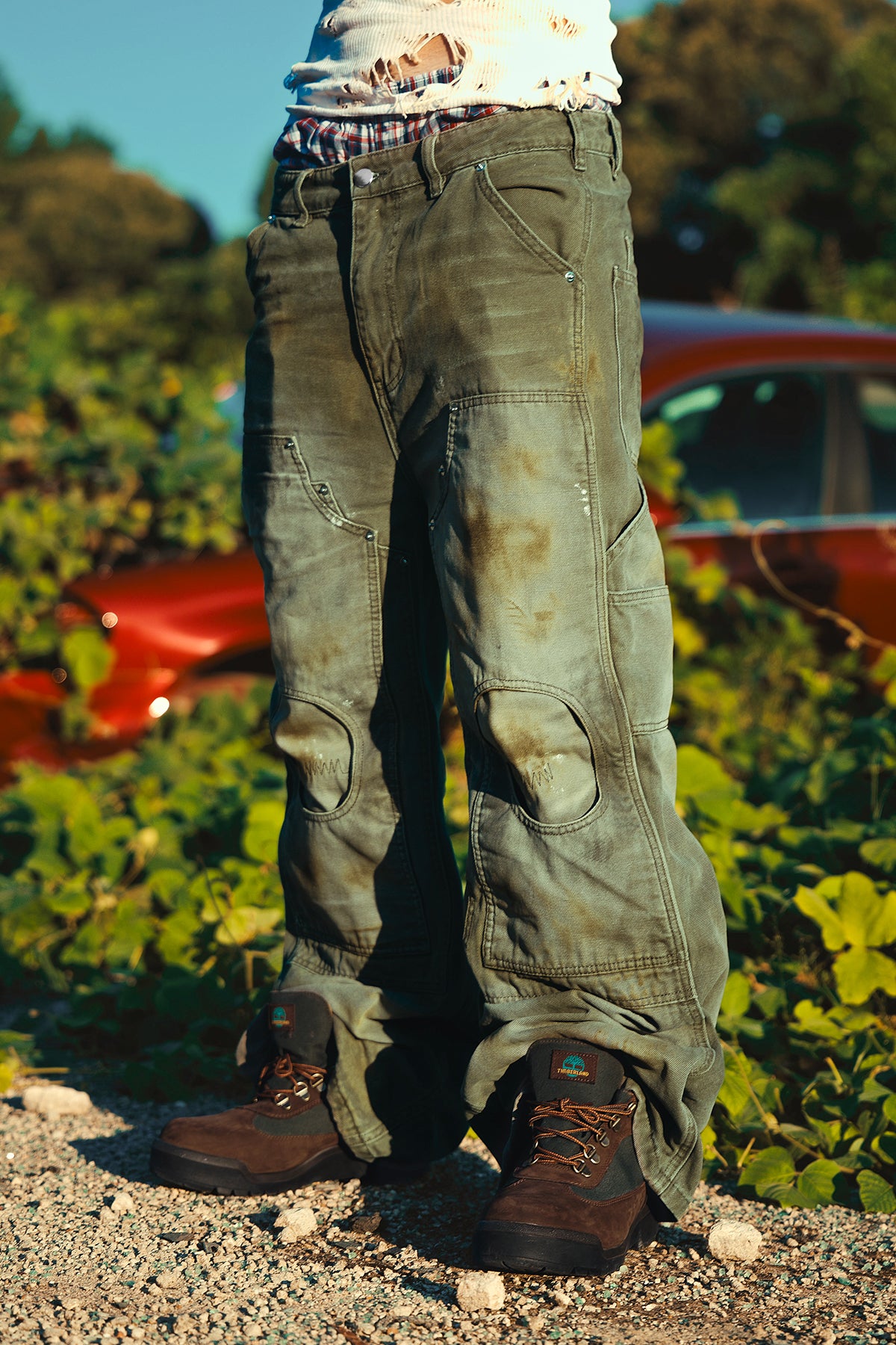 PATELLA CARPENTER PANTS (OLIVE)