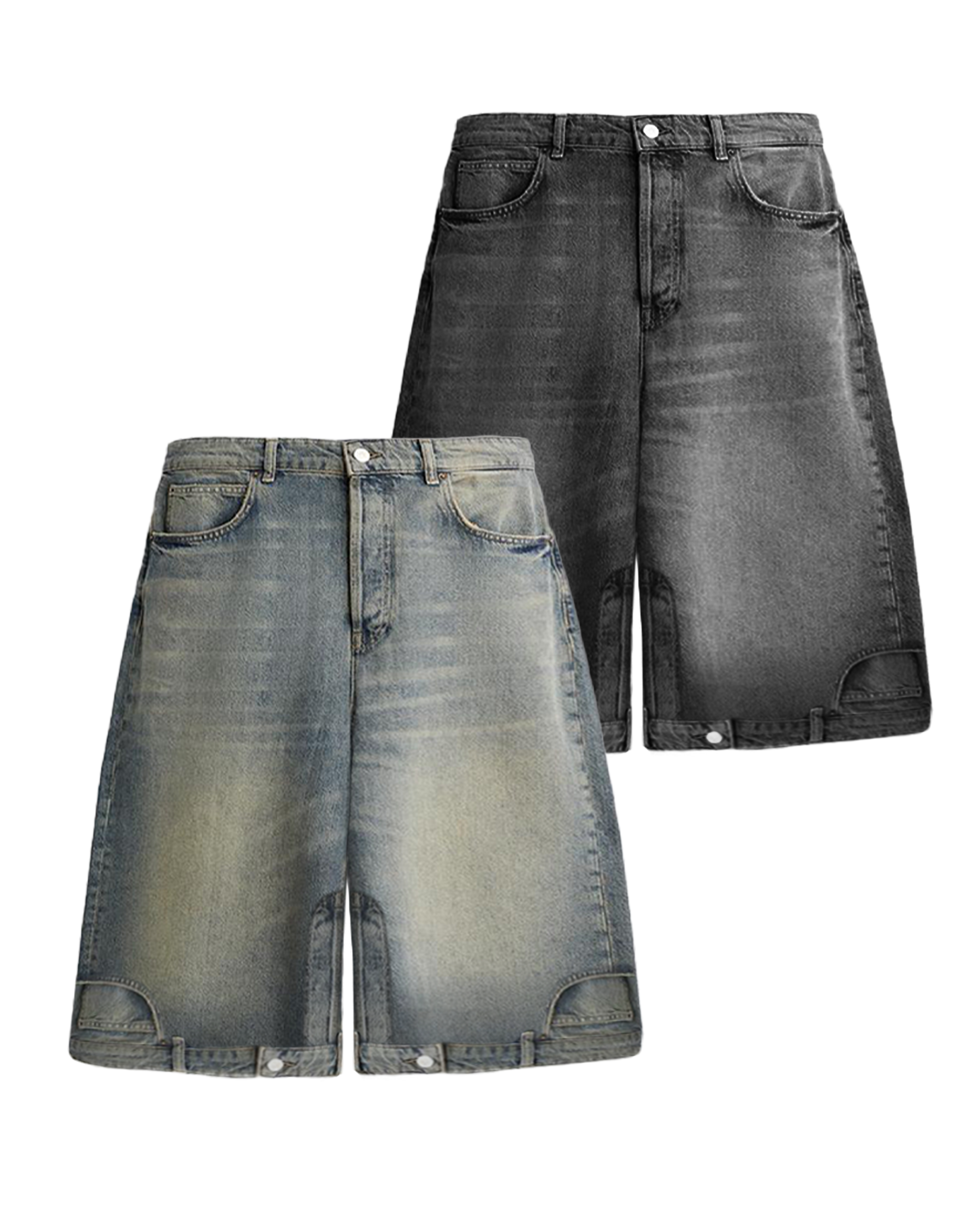 MIRRORED JORTS